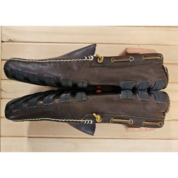 Polo Ralph Lauren Men\'s Arkley Slip On Dark Brown Leather Loafer Shoes main image 7